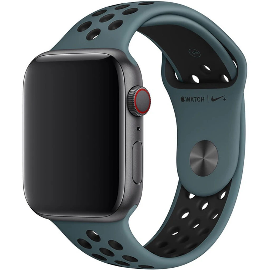 Ремінець Apple Celestial Teal/Black Nike Sport Band S/M & M/L для Watch 44mm (MTP32)