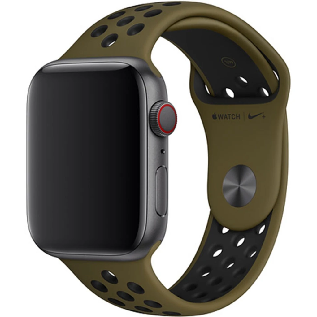 Ремінець Apple Olive Flak/Black Nike Sport Band для Apple Watch 40mm (MTMV2)
