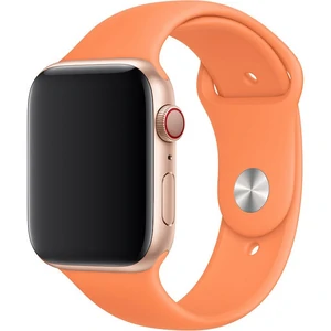 Колір: Помаранчевий - Ремінець Apple Sport Band Papaya S/M & M/L для Apple Watch 44mm (MV772)