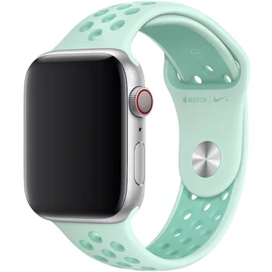 Колір: Блакитний - Ремінець Apple Teal Tint/Tropical Twist Nike Sport Band S/M & M/L для Apple Watch 44mm (MV852)