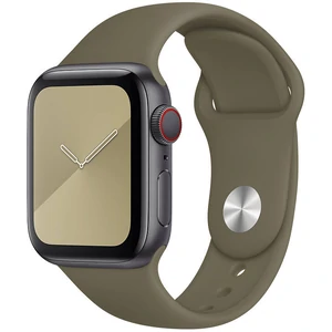 Колір: Хакі - Ремінець Apple Sport Band Khaki S/M M/L для Apple Watch 40mm (MWUL2)