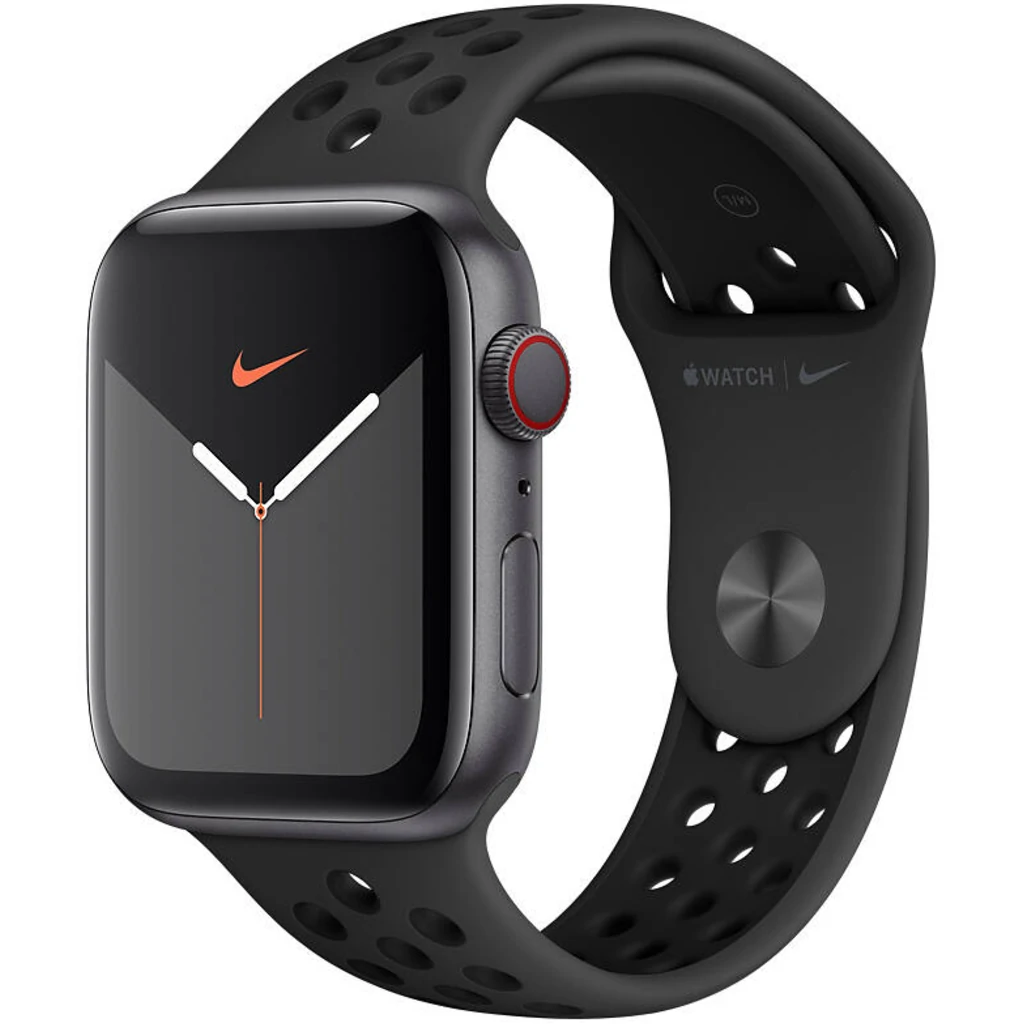 Ремешок Apple Anthracite/Black Nike Sport Band S/M & M/L для Apple Watch 44mm (MX8E2)
