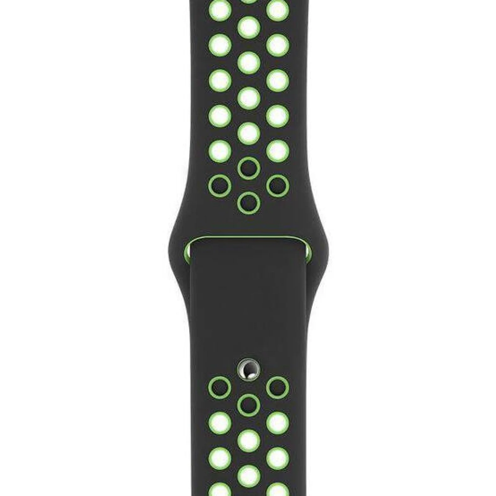 Ремешок Apple Black / Lime Blast Nike Sport Band для Apple Watch 38mm, 40mm (MXQW2)