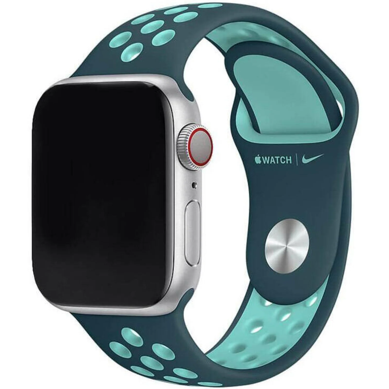 Ремінець Apple Nike Sport Band Midnight Turquoise/Aurora Green для Apple Watch 42mm, 44mm (MXR12)