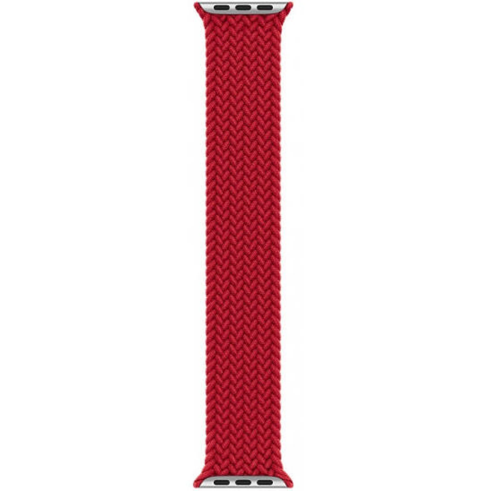 Ремешок Apple Product Red Braided Solo Loop Size 7 для Apple Watch 42mm, 44mm, 45mm, 49mm (ML6W3)