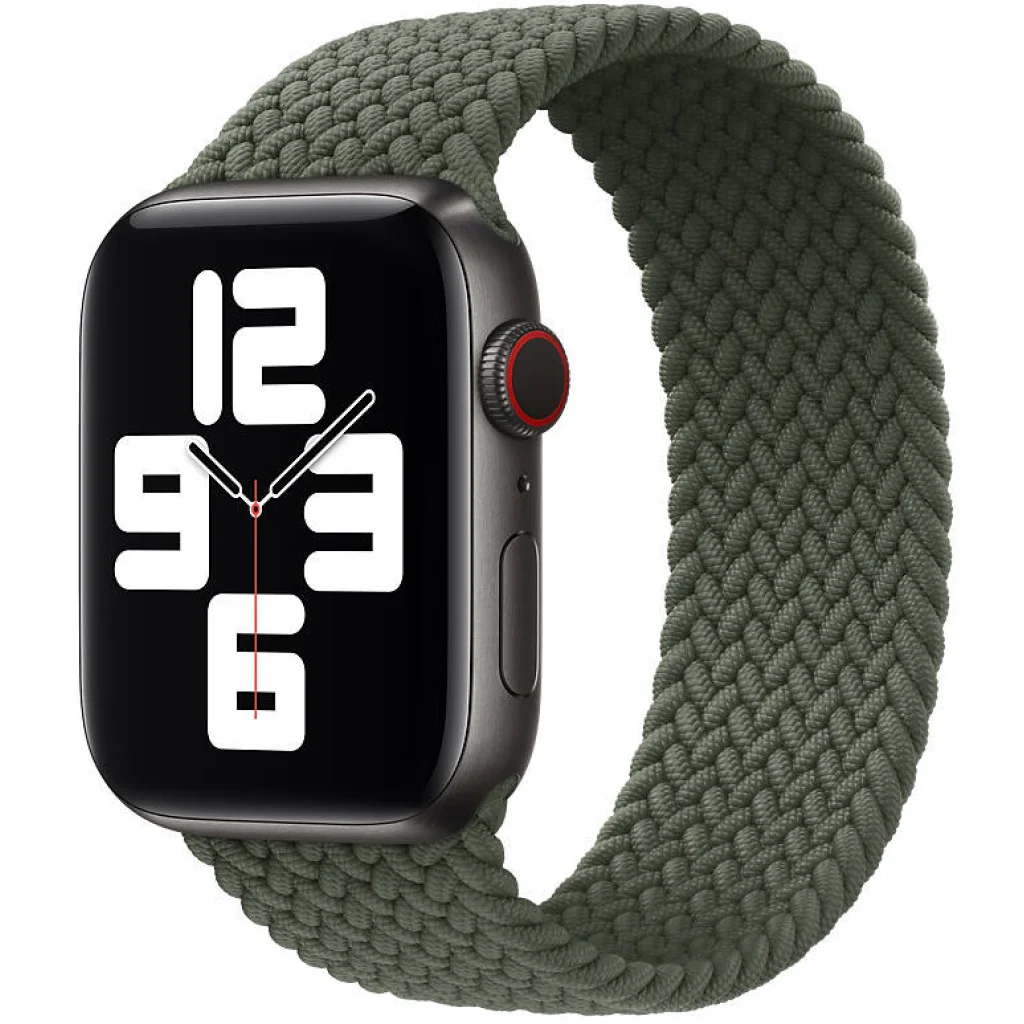 Браслет Apple Watch 42mm/44mm Braided Solo Loop M/150mm Inverness Green (HQCo)