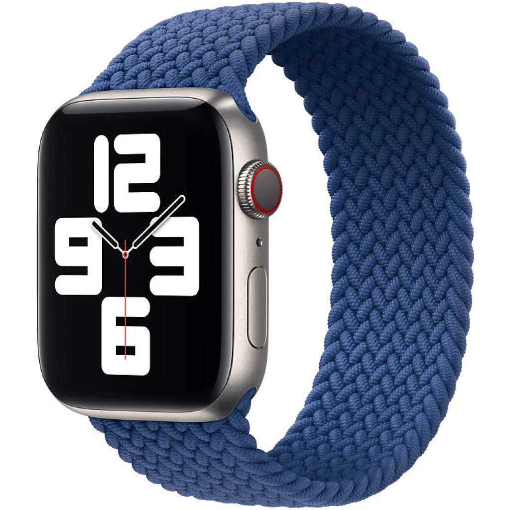 Браслет Apple Watch 42mm/44mm Braided Solo Loop M/150mm Atlantic Blue (HQCo)