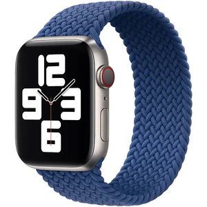 Браслет Apple Watch 42mm/44mm Braided Solo Loop M/150mm Atlantic Blue (HQCo)
