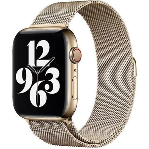 Ремінець Apple Milanese Loop Gold для Apple Watch 38mm, 40mm, 41mm, 42mm (MAXL4, MXMN3)