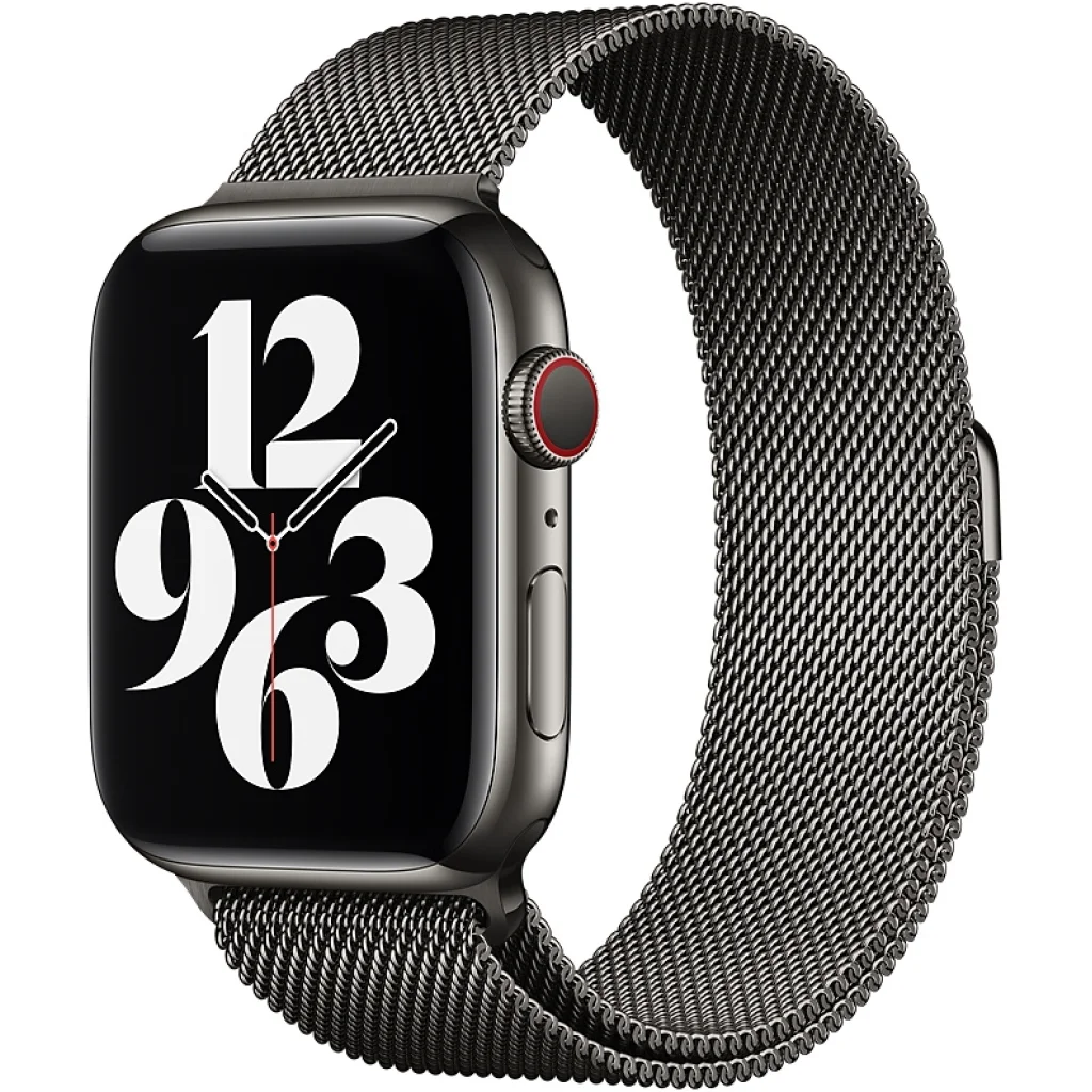 Ремінець Apple Milanese Loop Graphite для Apple Watch 38mm, 40mm, 41mm (MTJM3)