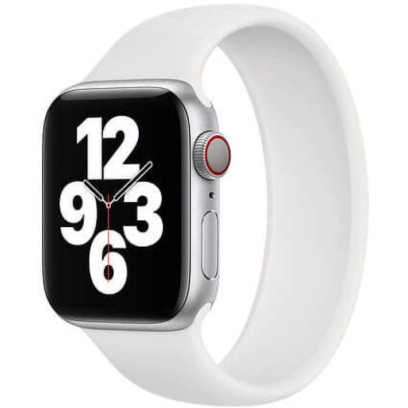 Ремешок Apple White Solo Loop Size 1 для Apple Watch 38mm, 40mm, 41mm (MYNM2)
