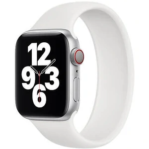 Ремешок Apple White Solo Loop Size 1 для Apple Watch 38mm, 40mm, 41mm (MYNM2)