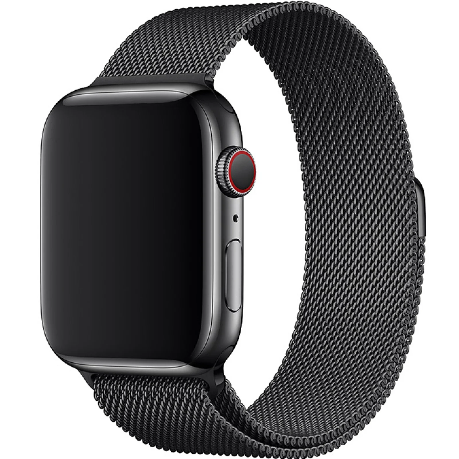 Ремінець Apple Milanese Loop Space Black для Apple Watch 44mm (MTU52)
