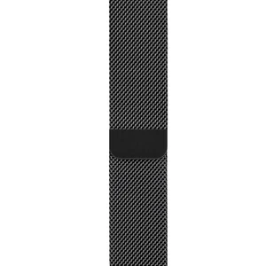 Ремінець Apple Milanese Loop Space Black для Apple Watch 44mm (MTU52)