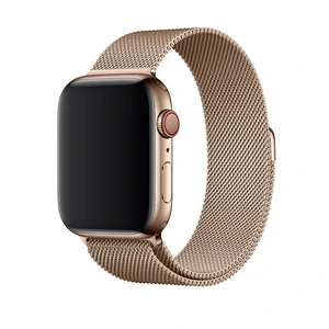 Колір: Золотий - Ремінець Apple Milanese Loop Gold для Apple Watch 40mm (MTU42)