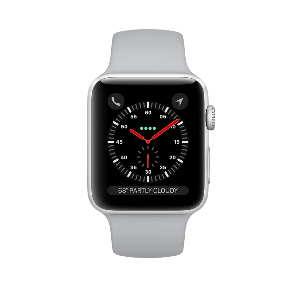 Apple Watch Series 3 GPS 42mm Silver Aluminum with Fog Sport Band (MQL02)