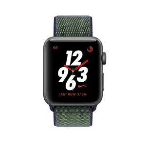 Apple Watch Nike+ Series 3 GPS + Cellular 38mm Space Gray Aluminum with Midnight Fog Nike Sport Loop (MQLA2)
