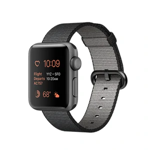 Смарт-часы Apple Watch Series 2 38mm Space Gray Aluminum Case with Black Woven Nylon Sport Band (MP052)