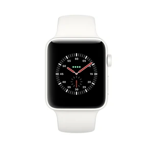 Apple Watch Edition Series 3 GPS + Cellular 42mm White Ceramic with Soft White/Pebble Sport Band (MQKD2)