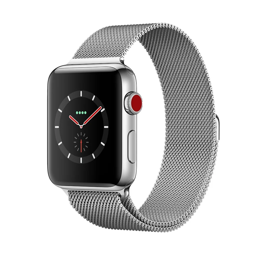 Apple Watch Series 3 GPS + Cellular 42mm Silver Stainless Steel with Milanese Loop (MR1J2)