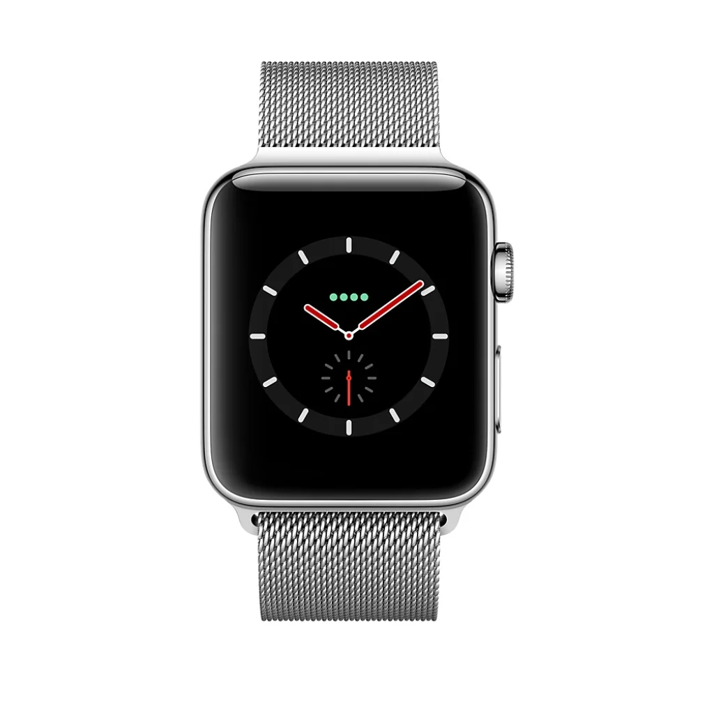 Apple Watch Series 3 GPS + Cellular 42mm Silver Stainless Steel with Milanese Loop (MR1J2)