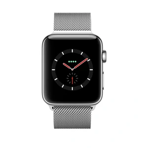 Apple Watch Series 3 GPS + Cellular 42mm Silver Stainless Steel with Milanese Loop (MR1J2)