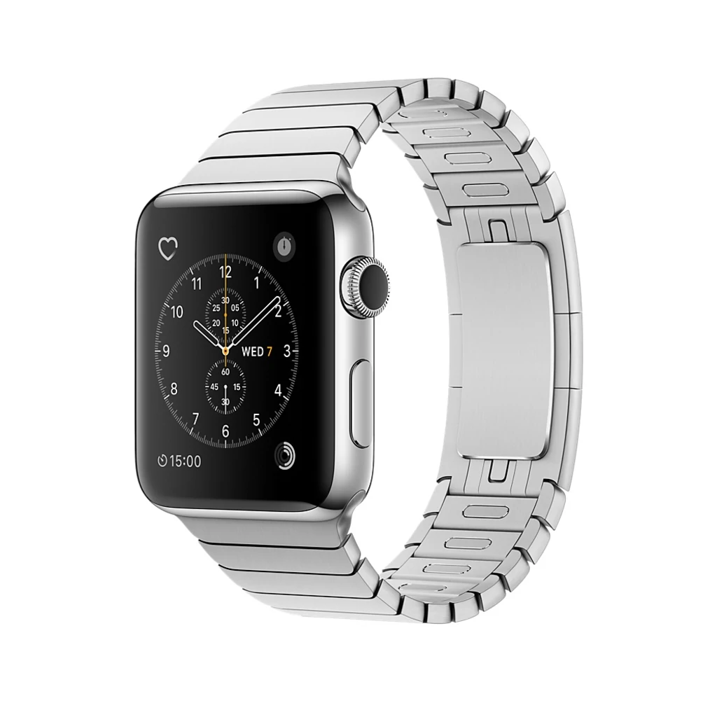 Apple Watch Series 2 42mm Stainless Steel Case with Stainless Steel Link Bracelet Band (MNPT2)
