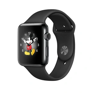 Смарт-часы Apple Watch Series 2 42mm Space Black Stainless Steel Case with Black Sport Band (MP4A2)