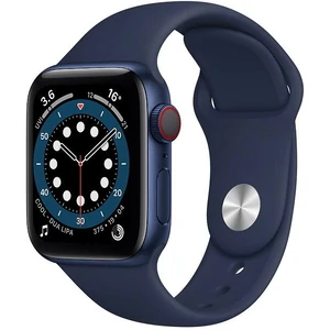 Смарт-часы Apple Watch Series 6 GPS + Cellular 44mm Blue Aluminum Case with Deep Navy Sport Band (M07J3, M09A3)