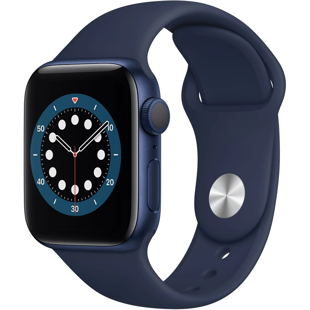 Apple Watch Series 6 GPS 40mm Blue Aluminum Case with Deep Navy Sport Band (MG143)
