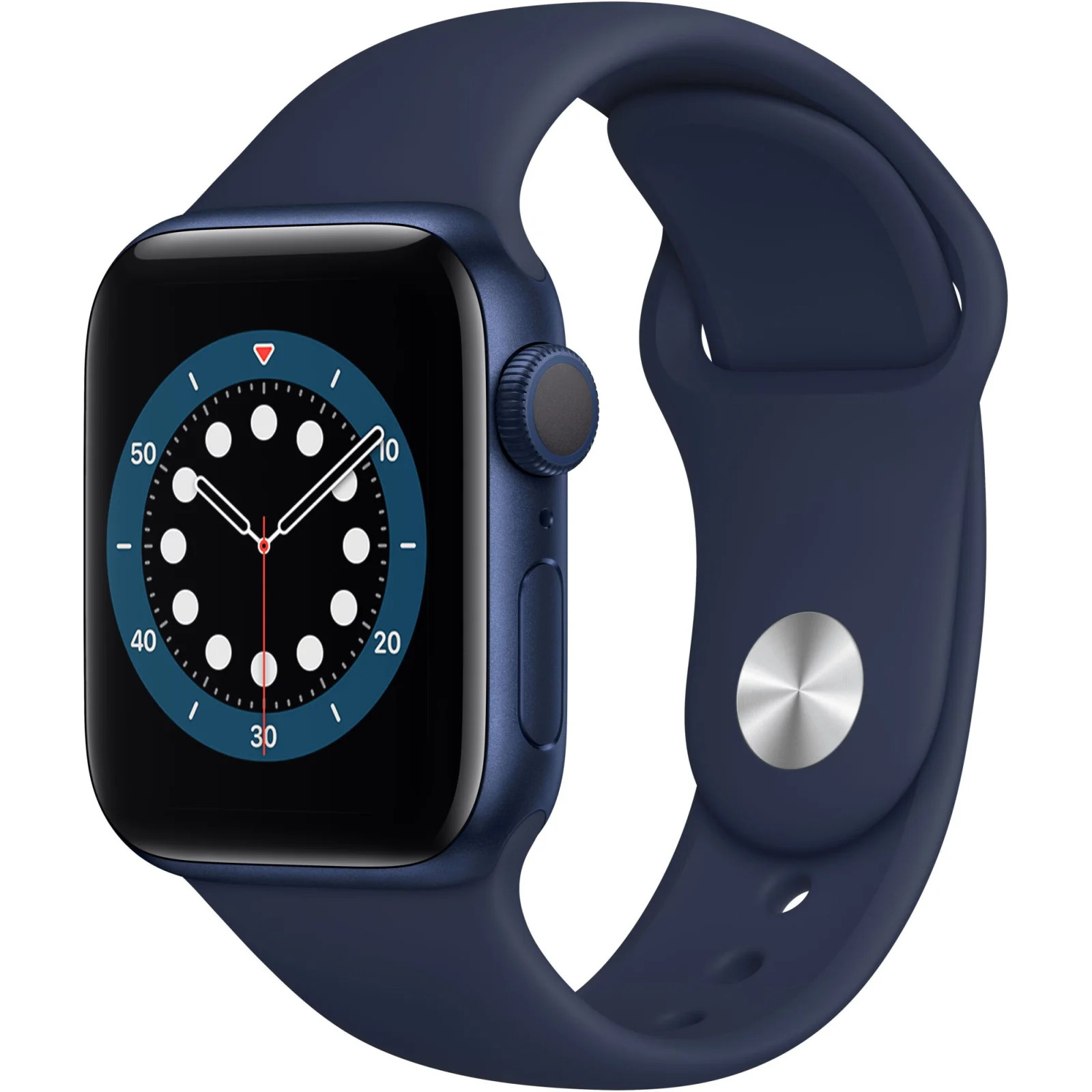 Apple Watch Series 6 GPS 40mm Blue Aluminum Case with Deep Navy Sport Band (MG143)