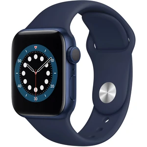 Смарт-часы Apple Watch Series 6 GPS 40mm Blue Aluminum Case with Deep Navy Sport Band (MG143)
