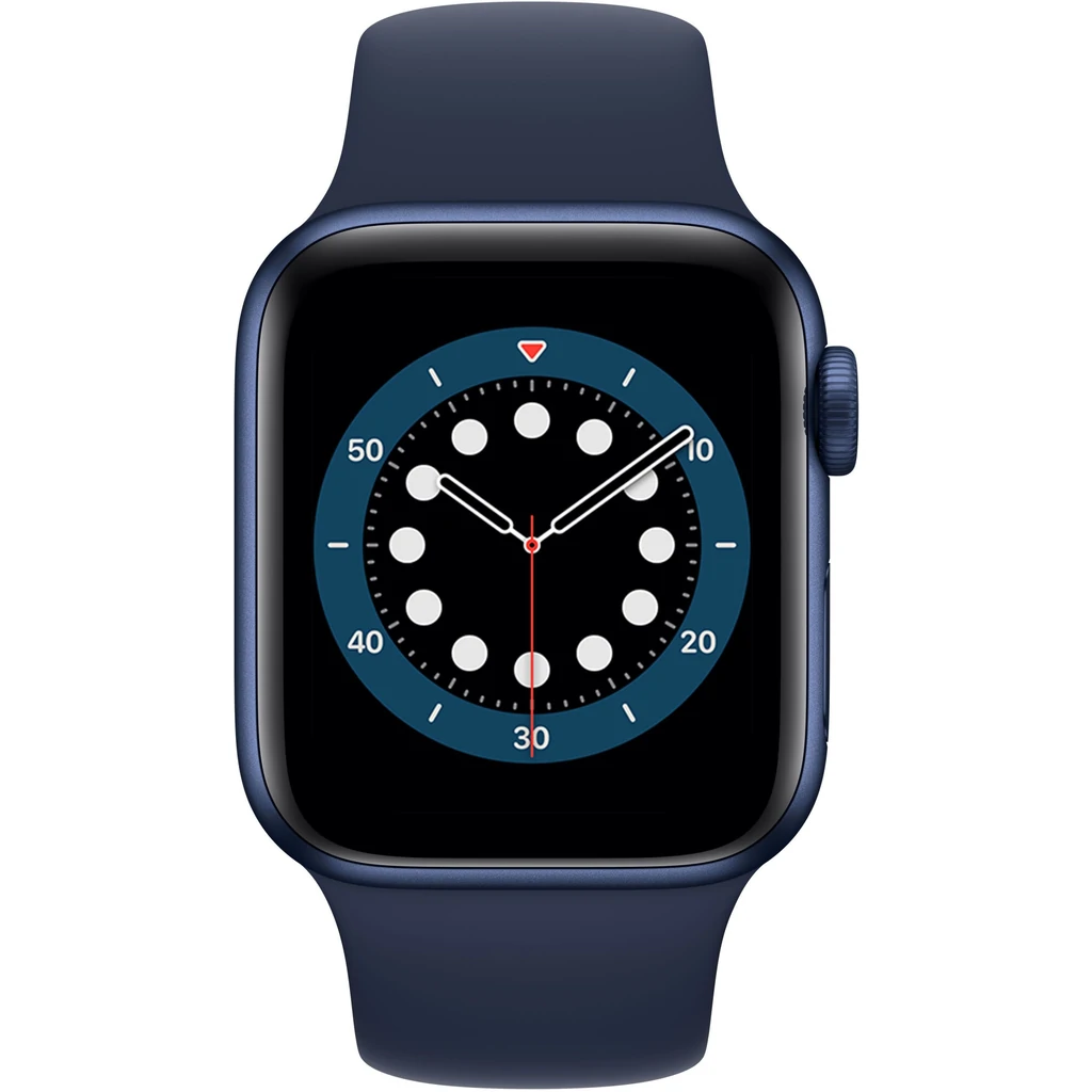 Apple Watch Series 6 GPS 40mm Blue Aluminum Case with Deep Navy Sport Band (MG143)