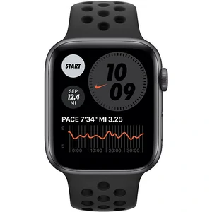 Apple Watch Nike Series 6 GPS + Cellular 40mm Space Gray Aluminum Case with Anthracite/Black Nike Sport Band (M06L3, M07E3)