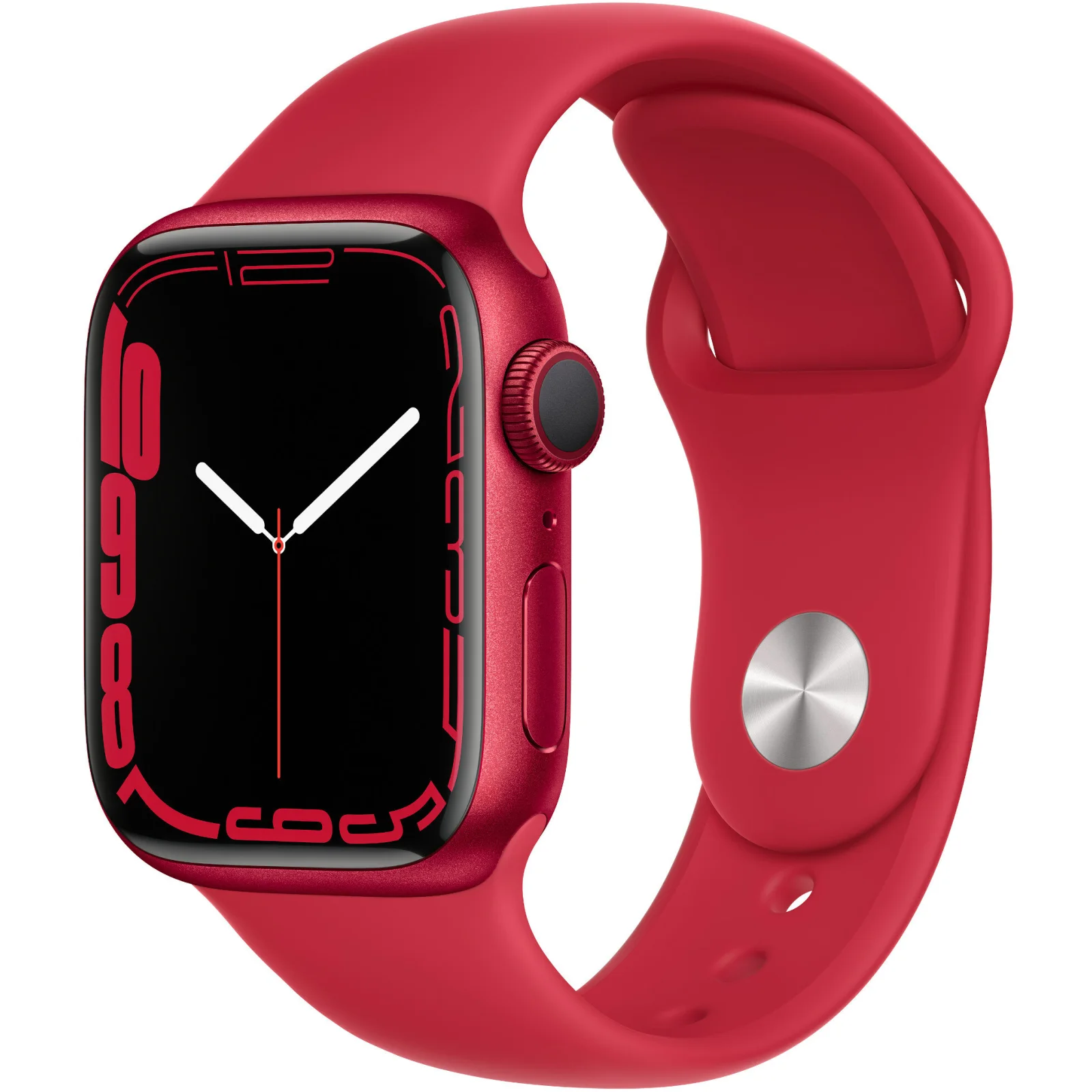 Смарт-часы Apple Watch Series 7 GPS + Cellular 41mm Product Red Aluminum Case with Product Red Sport Band (MKHD3, MKHV3)