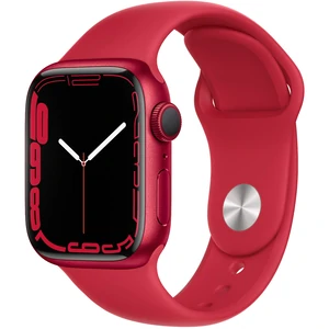 Смарт-часы Apple Watch Series 7 GPS + Cellular 41mm Product Red Aluminum Case with Product Red Sport Band (MKHD3, MKHV3)