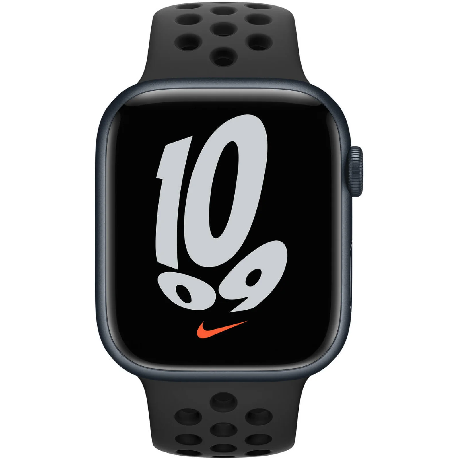 Смарт-годинник Apple Watch Nike Series 7 GPS + Cellular 41mm Midnight Aluminum Case with Anthracite/Black Nike Sport Band (MKHM3, MKJ43)