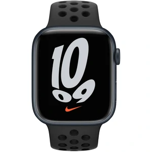 Смарт-годинник Apple Watch Nike Series 7 GPS + Cellular 41mm Midnight Aluminum Case with Anthracite/Black Nike Sport Band (MKHM3, MKJ43)