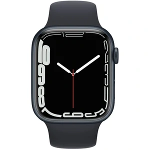 Смарт-часы Apple Watch Series 7 GPS + Cellular 45mm Midnight Aluminum Case with Midnight Sport Band (MKJ73, MKJP3)
