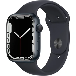 Смарт-годинник Apple Watch Series 7 GPS 45mm Midnight Aluminum Case With Midnight Sport Band (MKN53, MKNN3)