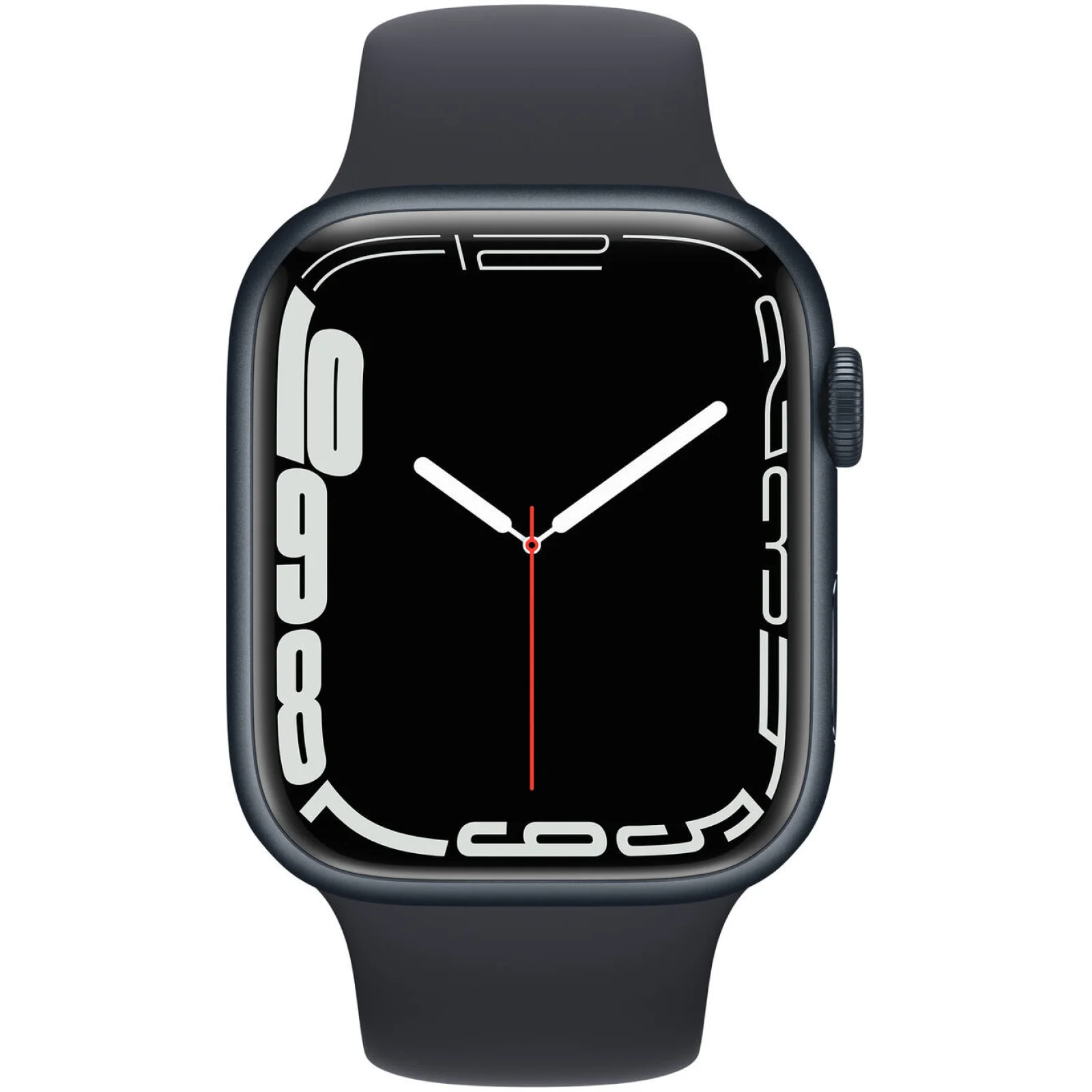 Смарт-годинник Apple Watch Series 7 GPS 45mm Midnight Aluminum Case With Midnight Sport Band (MKN53)