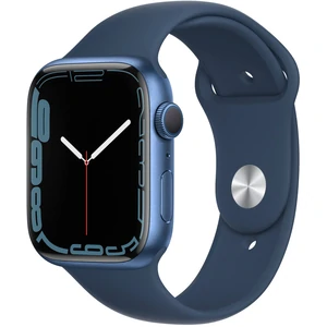 Смарт-часы Apple Watch Series 7 GPS 41mm Blue Aluminum Case With Abyss Blue Sport Band (MKN13)
