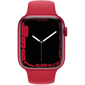 Смарт-часы Apple Watch Series 7 GPS + Cellular 45mm Product Red Aluminum Case with Product Red Sport Band (MKM83)