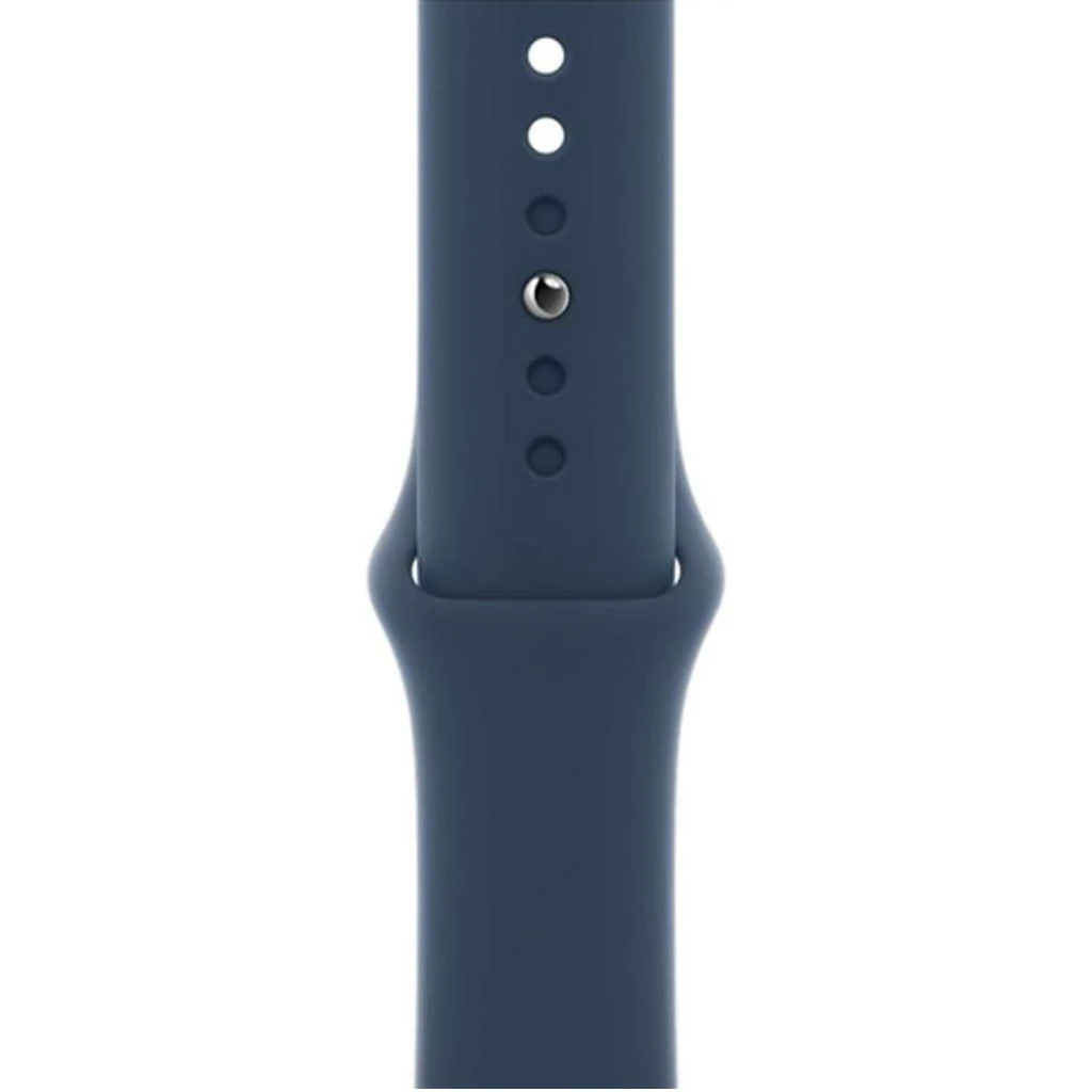 Смарт-годинник Apple Watch Series 7 GPS + Cellular 41mm Gold Stainless Steel Case with Abyss Blue Sport Band (MN9K3)