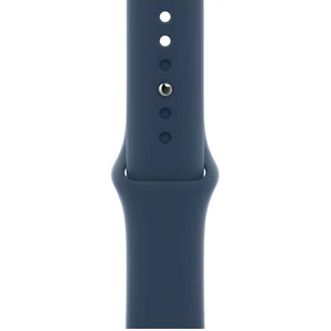 Смарт-годинник Apple Watch Series 7 GPS + Cellular 41mm Gold Stainless Steel Case with Abyss Blue Sport Band (MN9K3)