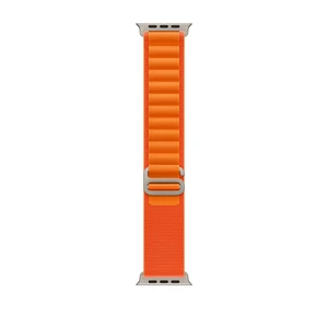 Смарт-годинник Apple Watch Ultra GPS + Cellular 49mm Titanium Case with Orange Alpine Loop Large (MQEV3/MQFM3)