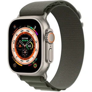 Смарт-часы Apple Watch Ultra GPS + Cellular 49mm Titanium Case with Green Alpine Loop Small (MNHC3/MNHJ3)