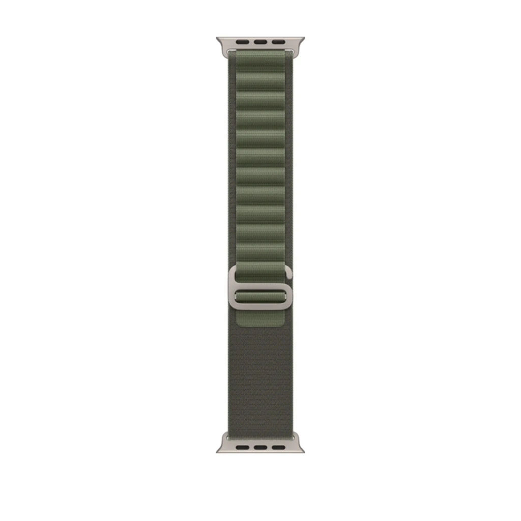 Смарт-часы Apple Watch Ultra GPS + Cellular 49mm Titanium Case with Green Alpine Loop Small (MNHC3/MNHJ3)