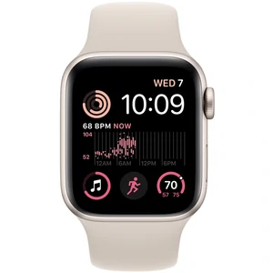 Смарт-часы Apple Watch SE 2 GPS 40mm Starlight Aluminum Case with Starlight Sport Band S/M (MNT33)
