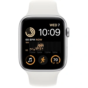 Смарт-часы Apple Watch SE 2 GPS 44mm Silver Aluminum Case with White Sport Band (MNK23)